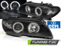 Mobile Preview: CCFL Angel Eyes Scheinwerfer für BMW 3er E46 Coupe / Cabrio 03-06 schwarz Set